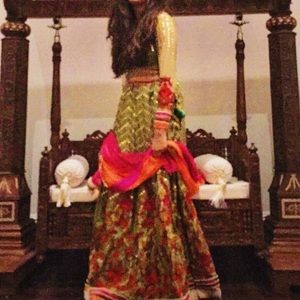 Lehnga Gharara with Blouse and Dupatta